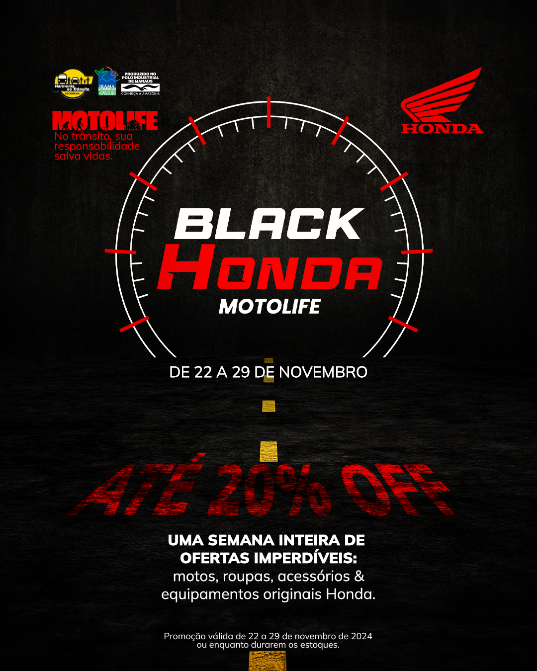 APRESENTAÇÃO BLACK HONDA MOTOLIFE