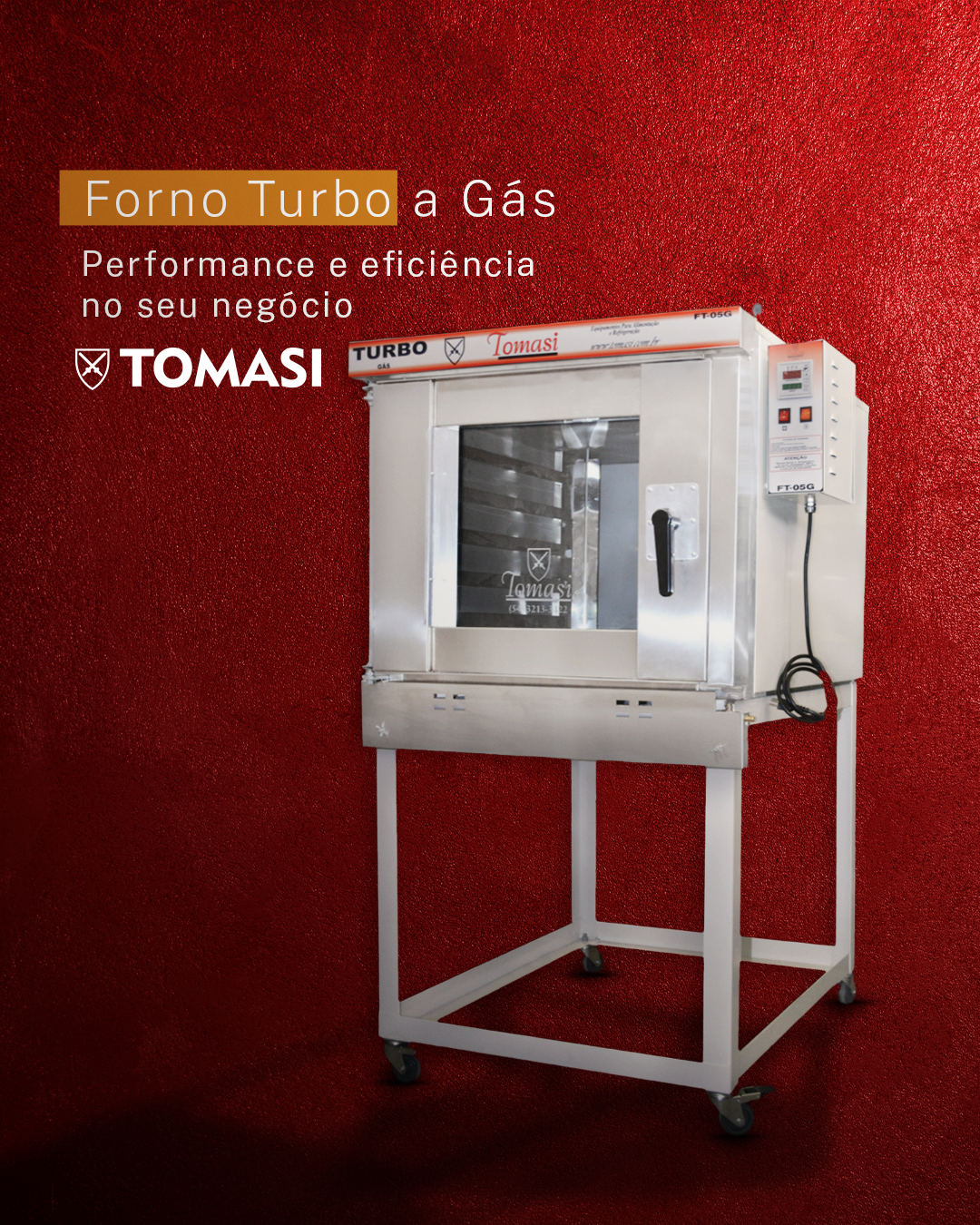 Forno turbo a gás Tomasi