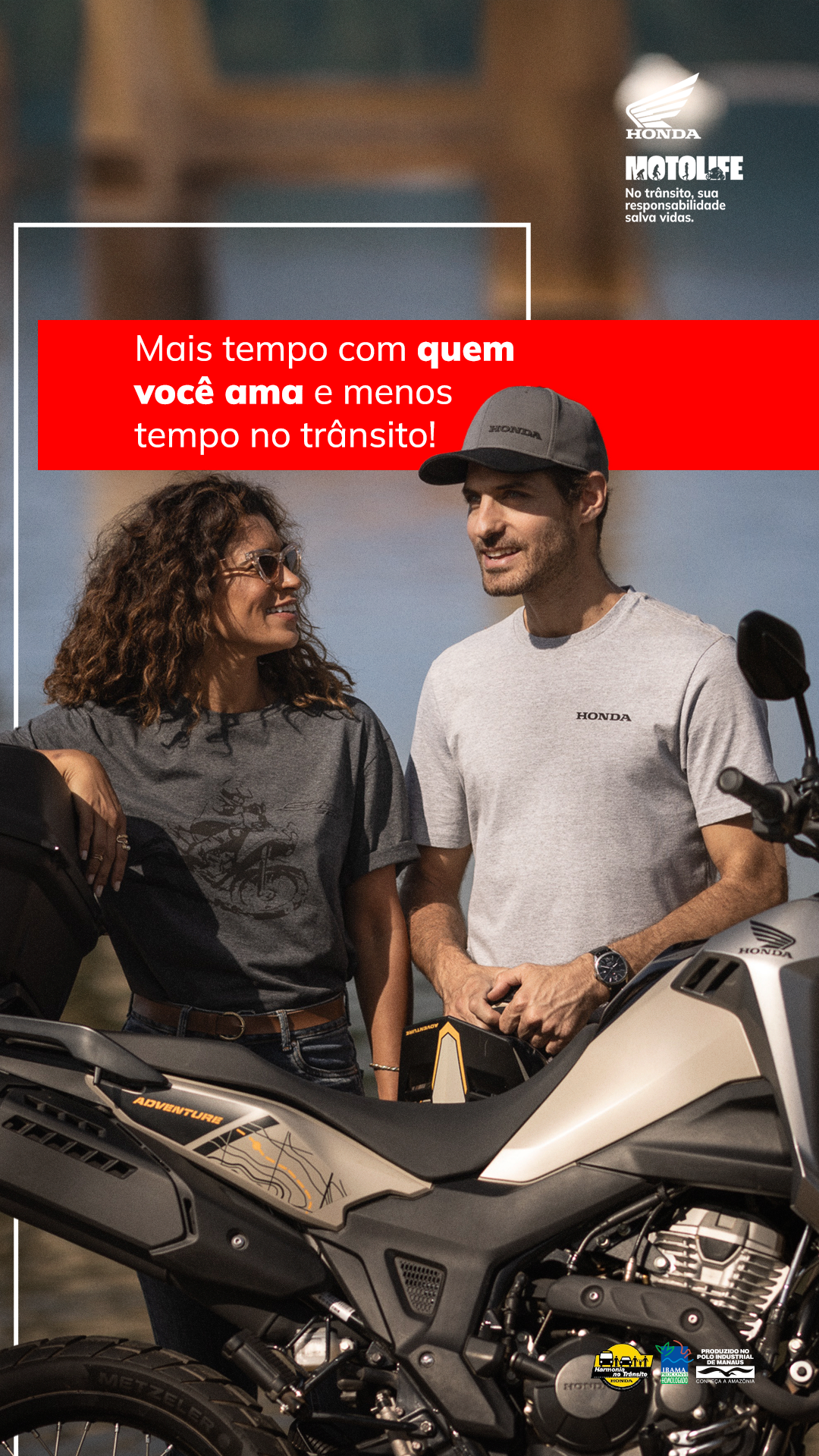 Mais tempo com quem você ama e menos tempo no trânsito story