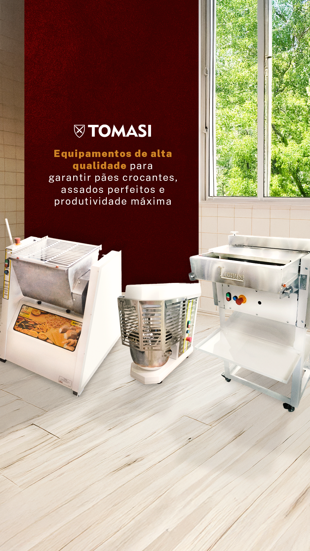 TOMASI para padarias! story