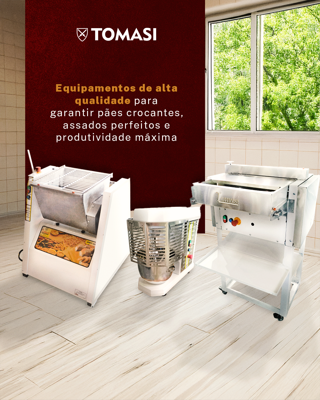 TOMASI para padarias!